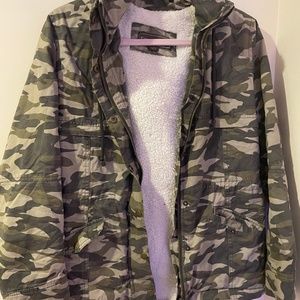 Hooded Camo Winter Jacket